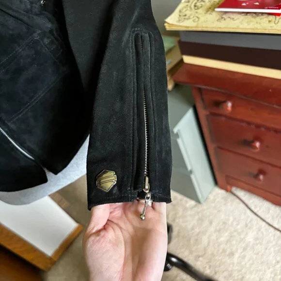 Suede Biker Jacket - Picture 3 of 6